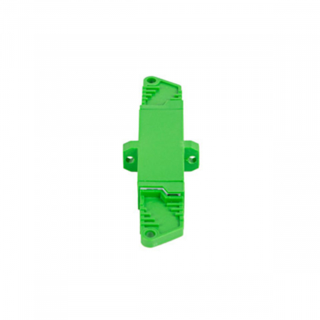 Adaptor retea fibra optica cu conectori E2000/APC, Lanberg 43379, SM, SIMPLEX, verde [2]