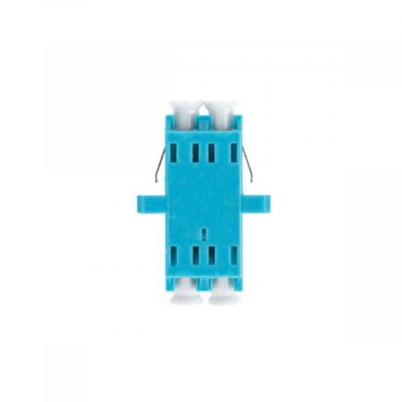 Adaptor retea fibra optica cu conectori LC/UPC, Lanberg 43375, MM DUPLEX OM3, turcoaz [3]