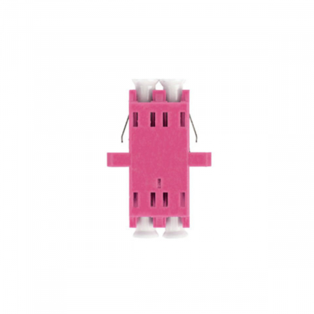 Adaptor retea fibra optica cu conectori LC/UPC, Lanberg 43377, MM DUPLEX OM4, violet [3]
