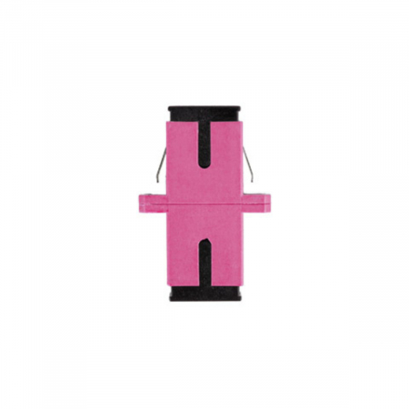 Adaptor retea fibra optica cu conectori SC/UPC, Lanberg 43369, MM SIMPLEX OM4, violet [3]