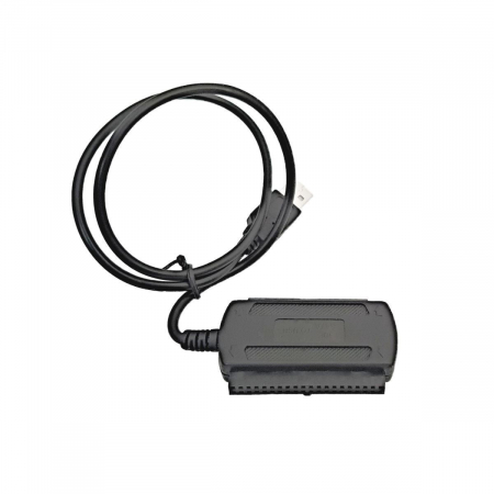 Adaptor USB 2.0 la SATA si IDE pentru HDD,unitate DVD,cu alimentare si accesorii [1]