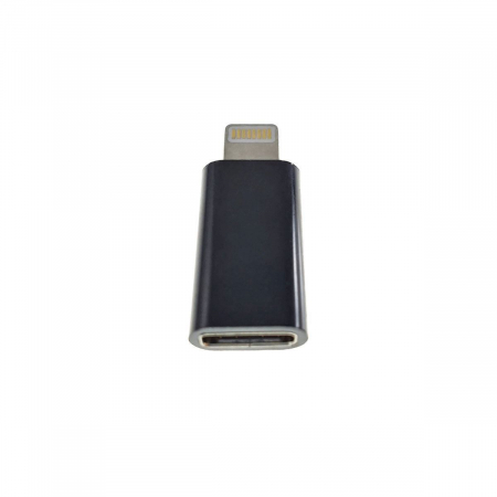 Adaptor Gembird lightning (T) la USB Type-C (M), Negru, A-USB-CF8PM-01 [1]
