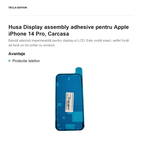 Adeziv montaj display, pentru iPhone 14 Pro [1]