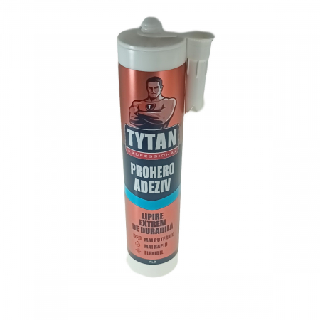 Adezivi de montaj - Adeziv universal Prohero Tytan Professional 19133, 290ml, alb