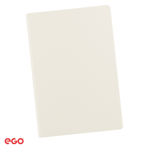 Birotica papetarie - Agenda nedatata Ego Eco, A5, 16x23.5 cm, 192 pagini, hartie reciclata, alb