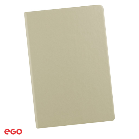 Birotica papetarie - Agenda nedatata Ego Eco, A5, 16x23.5 cm, 192 pagini, hartie reciclata, bej