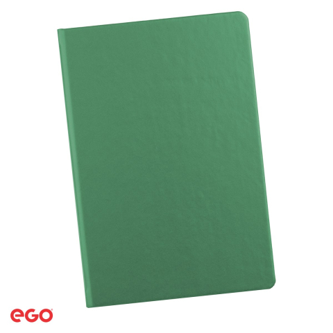 Birotica papetarie - Agenda nedatata Ego Eco, A5, 16x23.5 cm, 192 pagini, hartie reciclata, verde