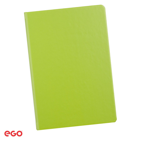 Birotica papetarie - Agenda nedatata Ego Eco, A5, 16x23.5 cm, 192 pagini, hartie reciclata, verde deschis