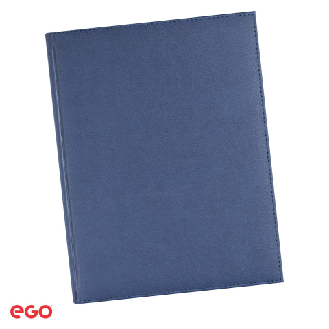 Birotica papetarie - Agenda saptamanala Ego Lux 2027, A4, 21x27 cm, 144 pagini, albastru petrol texturat