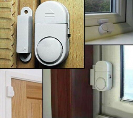 Alarma la deschidere usi sau ferestre RL-9805, cu senzor magnetic, alba [4]