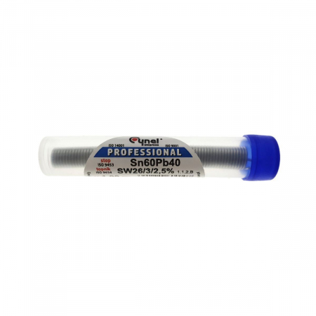 Aliaj de lipit, fludor, din cositor, fir,1mm grosime, tub 10g [2]