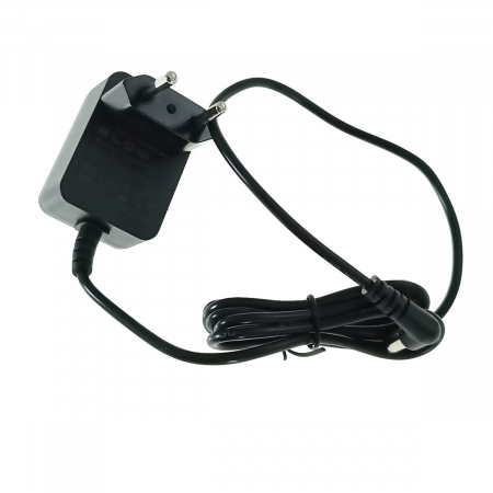 Alimentator de 12V-0.5A, 6W, cu mufa jack 2.1x5.5mm la 90 grade, Blow 10285, cablu de 1.2m, polaritate inversata, negru [1]