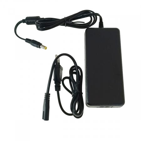 Alimentator de 12V-5A, 60W, cu mufa jack 2.1x5.5mm, cabluri alimentare de 1.2m si 1m, Blow 08112, negru [2]