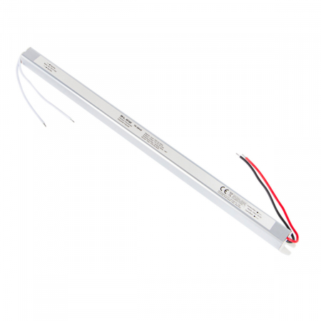 Iluminare si Electrice - Alimentator slim LED-uri, 220V la 12V-6A, 72W, Blow 12104, carcasa aluminiu, gri