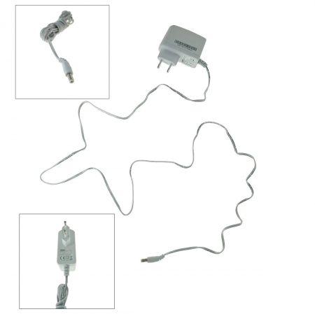 Alimentator stabilizat de 12V, 2000mA, MOSO MSA-C2000, cablu de 150 cm si mufa tip Barrel, alb [2]