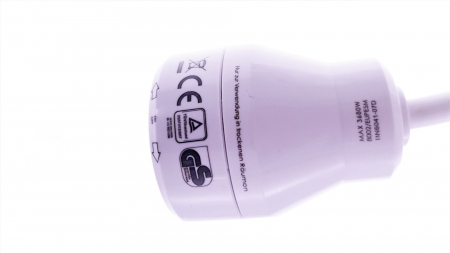 Cablu Prelungitor Allocacoc 5m, Alb - 3680W Max, EUPE5M | Cu Buton ON/OFF prin Rotire [3]