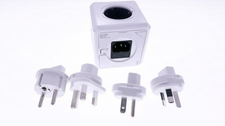 Priza Cub Allocacoc 4+4 | 4 Prize + 4 Mufe Adaptoare, Rewirable, 6A/1500W Max - DERWPC BN6061-10NO.1 [3]