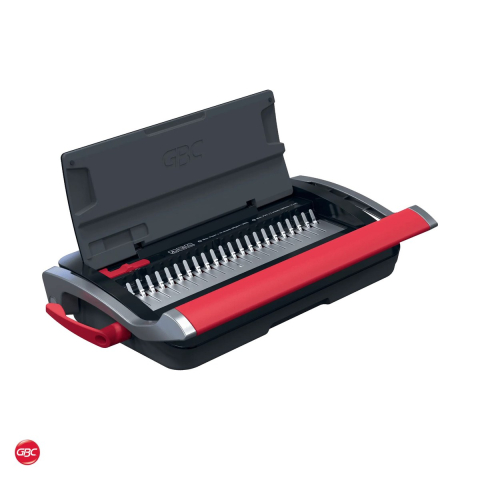 Tehnica de birou - Aparat de indosariat manual GBC CombBind CB15 cu inele de plastic, leaga 165 coli, perforeaza 15 coli, maner dublu, format A4 si A5