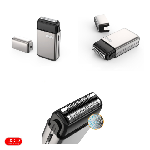 Aparat de ras fara fir XO CF8 Portable Shaver, 600 mAh, USB-C, dimensiuni 95 x 85 x 46mm, Gri [3]