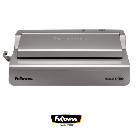 Aparat indosariat electric, Fellowes Galaxy-E 500, cu inele din plastic, diametru maxim spirala 50 mm, capacitate indosariere 500 foi, perforare 28 coli, pentru birou si arhivare intensiva [6]