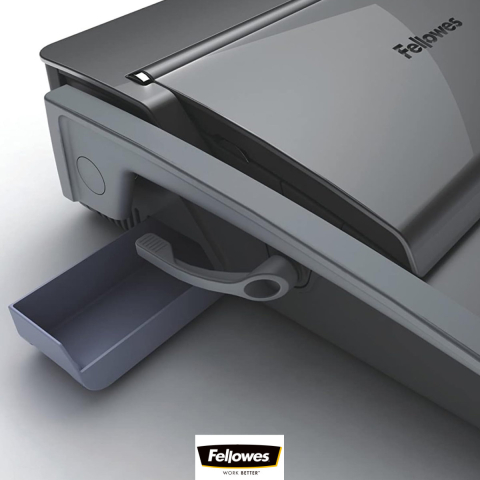 Aparat indosariat manual, Fellowes Galaxy 500, cu inele din plastic, diametru maxim spirala 50 mm, capacitate indosariere 500 foi, perforare 28 coli, pentru birou si arhivare intensiva [4]