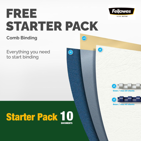 Aparat indosariat manual, Fellowes Pulsar 300 A4, cu inele din plastic, diametru maxim spirala 38 mm, capacitate indosariere 300 foi, perforare 20 coli, pentru birou si arhivare [6]