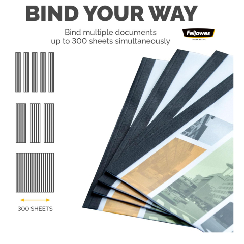 Aparat indosariat termic, Fellowes Helios 30, cu legare termica, grosime maxima document 30 mm, capacitate indosariere 300 foi, pentru birou si arhivare [5]