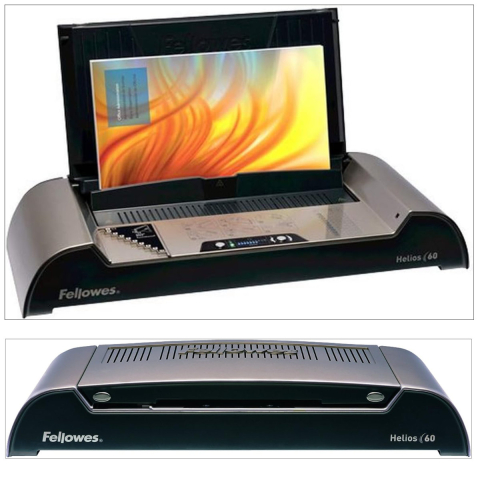 Aparat indosariat termic, Fellowes Helios 60, cu legare termica si TermoSense, grosime maxima document 60 mm, capacitate indosariere 600 foi, pentru birou si arhivare profesionala [1]