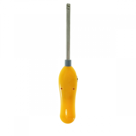 Aprinzator cu gaz, FE-40797, cu reglare flacara si sistem de blocare, reincarcabil, galben [2]