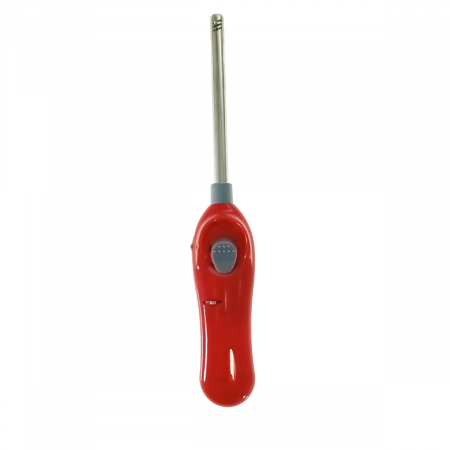 Aprinzator cu gaz, FE-40797, cu reglare flacara si sistem de blocare, reincarcabil, rosu [2]