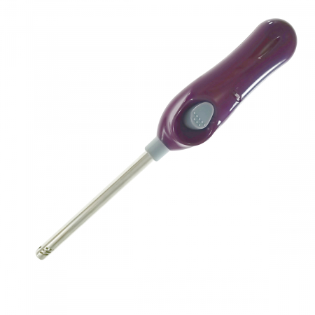 Aprinzator cu gaz, FE-40797, cu reglare flacara si sistem de blocare, reincarcabil, violet [3]