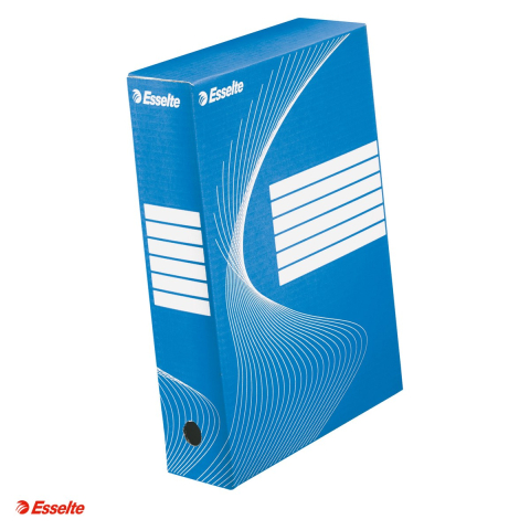 Cutii depozitare - Arhivare 8cm boxy albastra Esselte, albastru