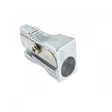 Ascutitoare creioane din aluminiu, compacta si durabila, 25x14x10 mm, argintie [6]