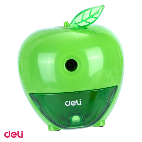 Ascutitori pentru creioane - Ascutitoare Deli Fixa Model Fructe, din plastic, transparenta, 2, 111x83x95 mm