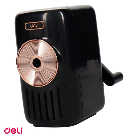 Ascutitori pentru creioane - Ascutitoare Deli Fixa Model Muzicuta, din plastic, cu compartimente, reglabila