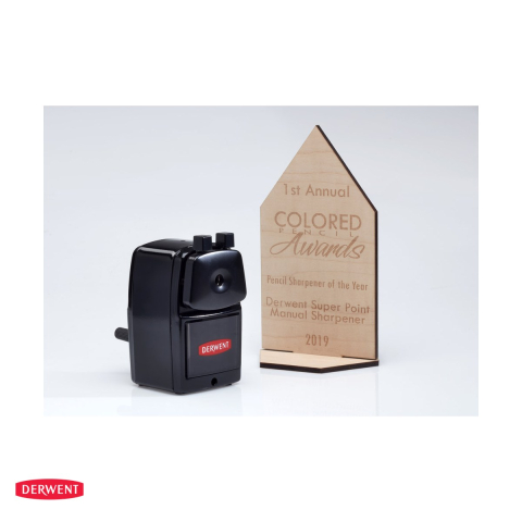 Ascutitoare manuala de birou Derwent Professional Mini, cu clema de prindere, pentru creioane pana la 8 mm, neagra [4]