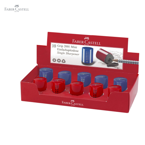Ascutitoare mini Faber-Castell Grip 2001, cu container, unghi universal de ascutire, pentru penar [4]