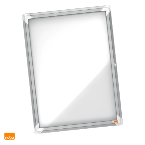 Sisteme de afisare si prezentare - Avizier magnetic Nobo pentru exterior, pentru 4 coli A4, carcasa metalica rezistenta la apa, sticla de 4 mm, lacat cu cheie, 494x667x45 mm