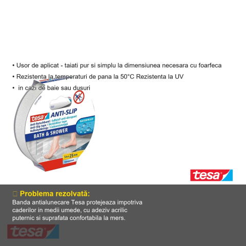 BANDA ADEZIVA ANTIALUNECARE BAIE&DUS 5M*25MM TESA [2]