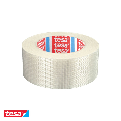 Adezivi si benzi adezive - BANDA ADEZIVA CU INSERTIE BIDIRECTIONALA 50M*50MM TESA