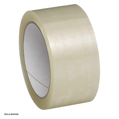 Bricolaj - Banda adeziva cu adeziv solvent, 48 mm x 60 m, transparenta