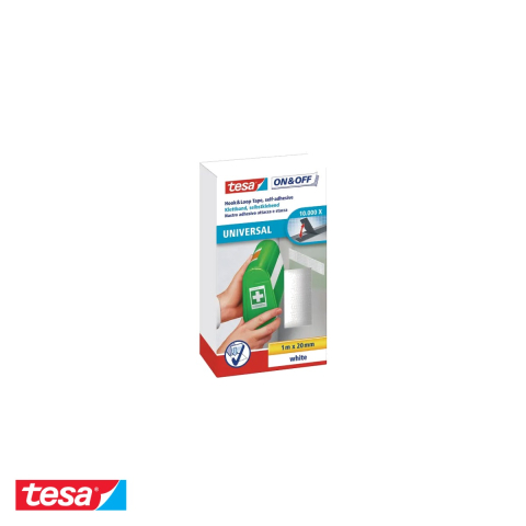 Adezivi si benzi adezive - BANDA ADEZIVA CU ARICI ALBA 1M*20MM TESA