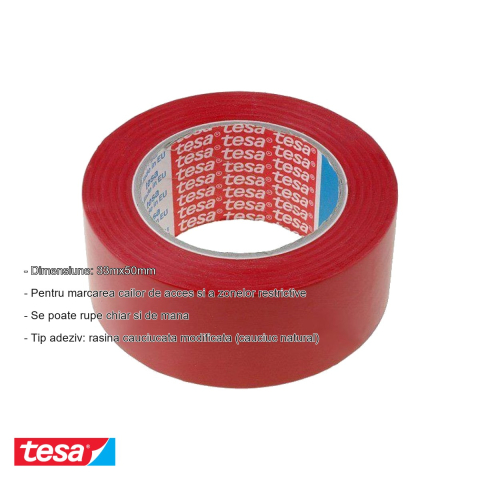 BANDA ADEZIVA MARCARE ROSIE 33M 50MM TESA [1]