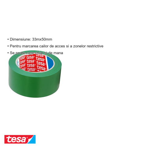 BANDA ADEZIVA MARCARE VERDE 33M 50MM TESA [2]