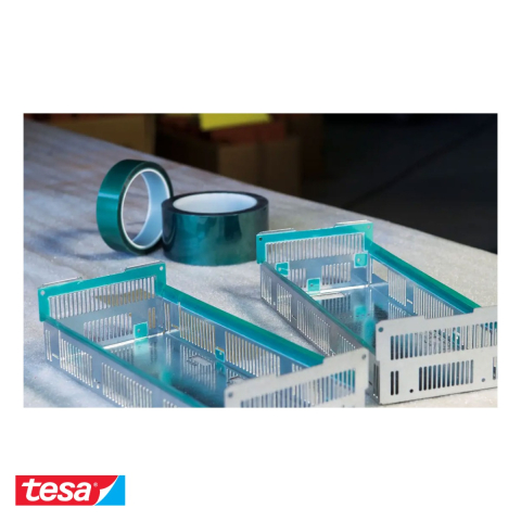 BANDA ADEZIVA MASCARE TEMP INALTE 220 GRADE 66M*50MM VERDE TESA [3]