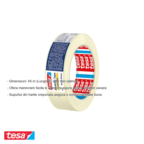 BANDA ADEZIVA MASCARE HARTIE 45M*29MM TESA [1]