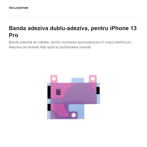 Banda dublu-adeziva, pentru iPhone 13 Pro [1]
