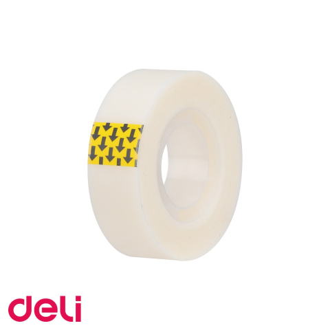 Ambalaj birou - Banda adeziva invizibila Deli, 18 mm x 33 m, non-toxica, pentru birou si uz casnic
