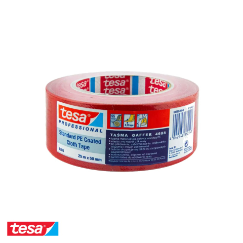 Adezivi si benzi adezive - BANDA ADEZIVA TEXTILA ROSIE 25M*50MM TESA