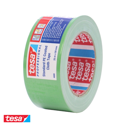 BANDA ADEZIVA TEXTILA VERDE 25M*50MM TESA [3]